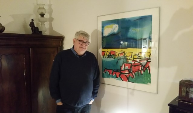 Voorzitter Dick de Jong van Stichting Dorpsbehoud Hardinxveld-Giessendam