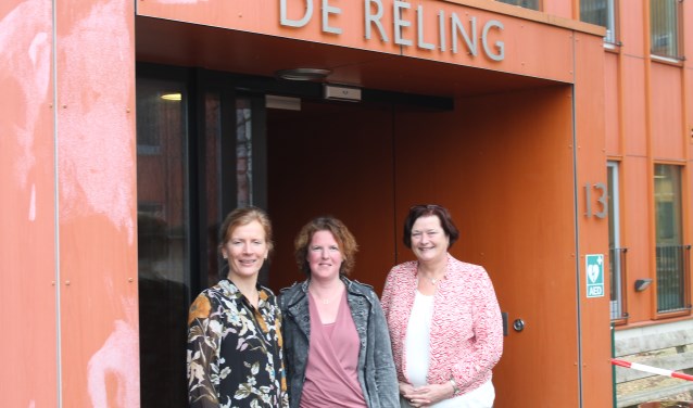 Angela Wagenmakers van SWS (l) , Patricia Bouwman (m) en Hanny Visser.
