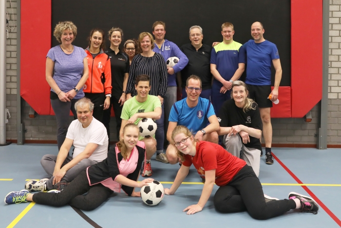 Special Sport Sparta en ChristenUnie-SGP na afloop van hun onderlinge wedstrijd