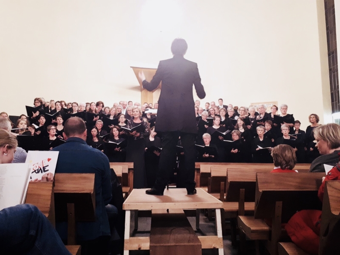 Grootkoor Jubilate Deo, Judith Sportel en Erica Vogel
