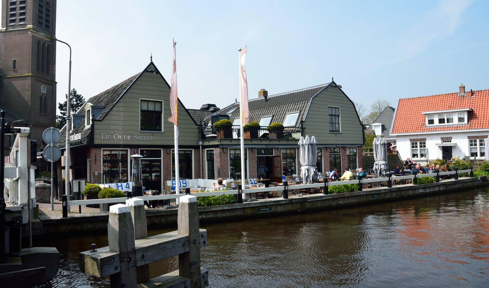 Restaurant De Oude Smidse in Ouderkerk aan de Amstel.