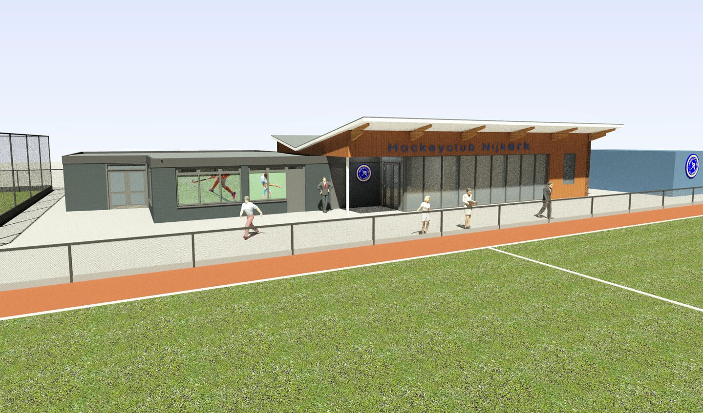 Impressie van nieuwe complex