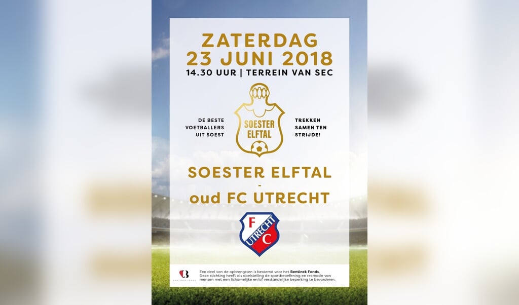 Affiche Soester Elftal - Oud FC Utrecht