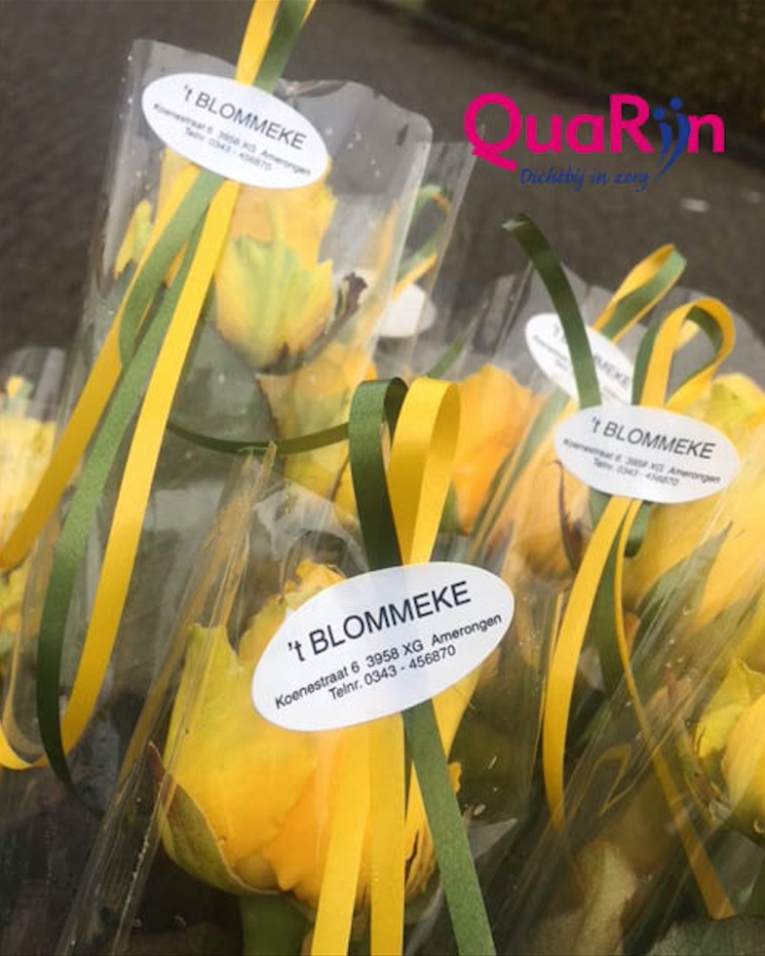 Rozen voor onze zorgtoppers