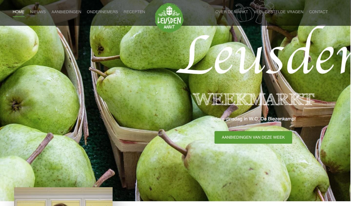 Website Markt Leusden