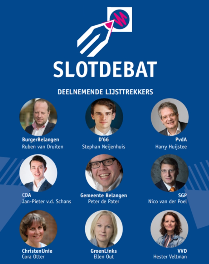 Deelnemers slotdebat