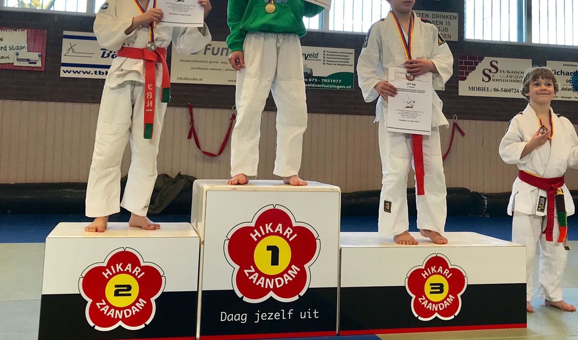 Jason Belmer, 2e bij regiokampioenschap judo in Zaandam