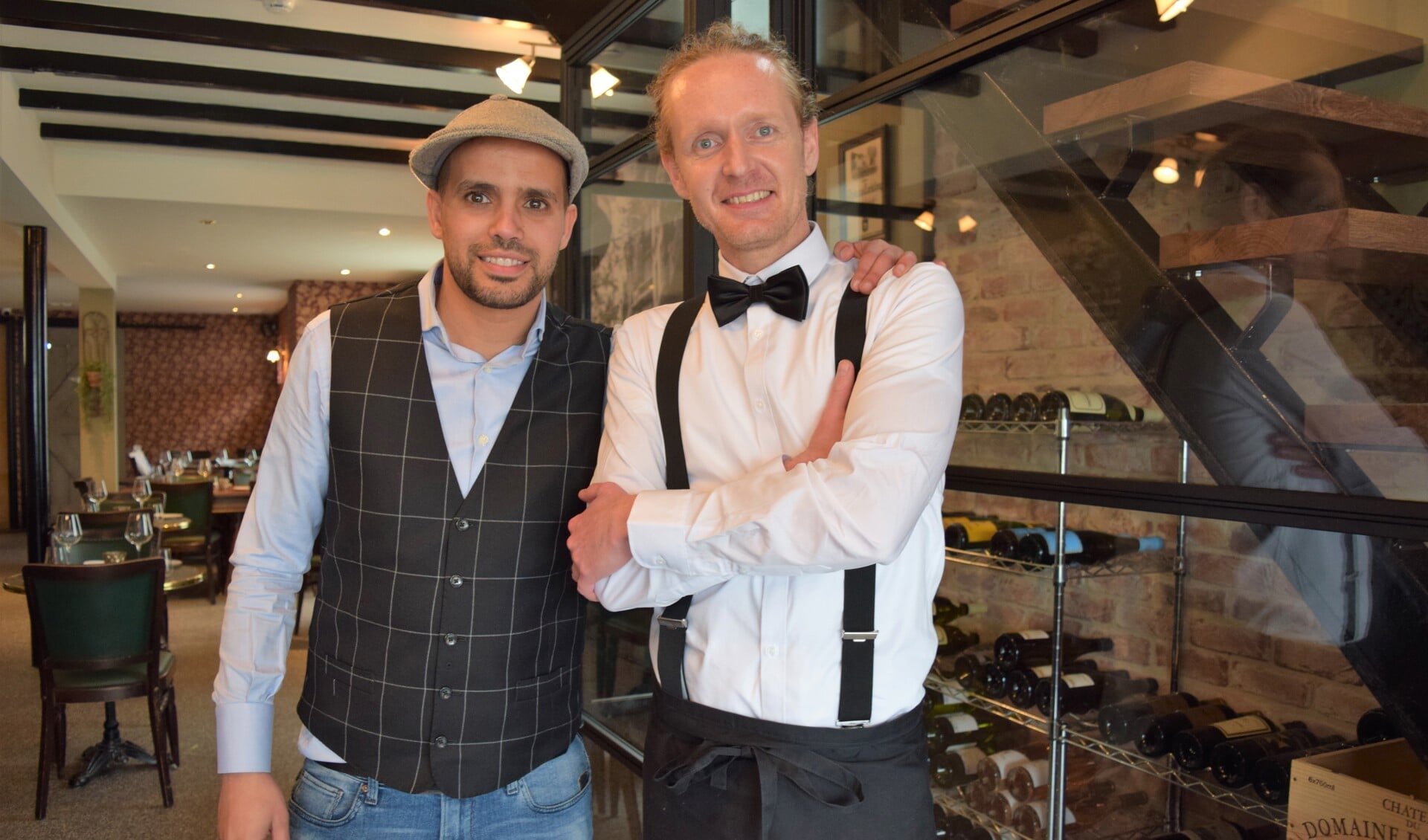 Mohamed en Stefan, de nieuwe eigenaren van Bistro De Pimpernel.