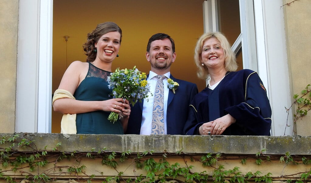 In 2018 huwde Lennart Onvlee met zijn Hanneke, burgemeester Reinie Melissant huwde het jonge echtpaar