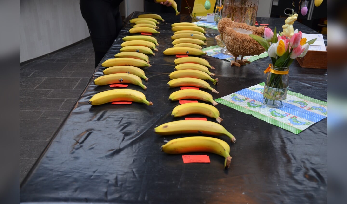 Een banaan voor onderweg met de WTC wielertocht