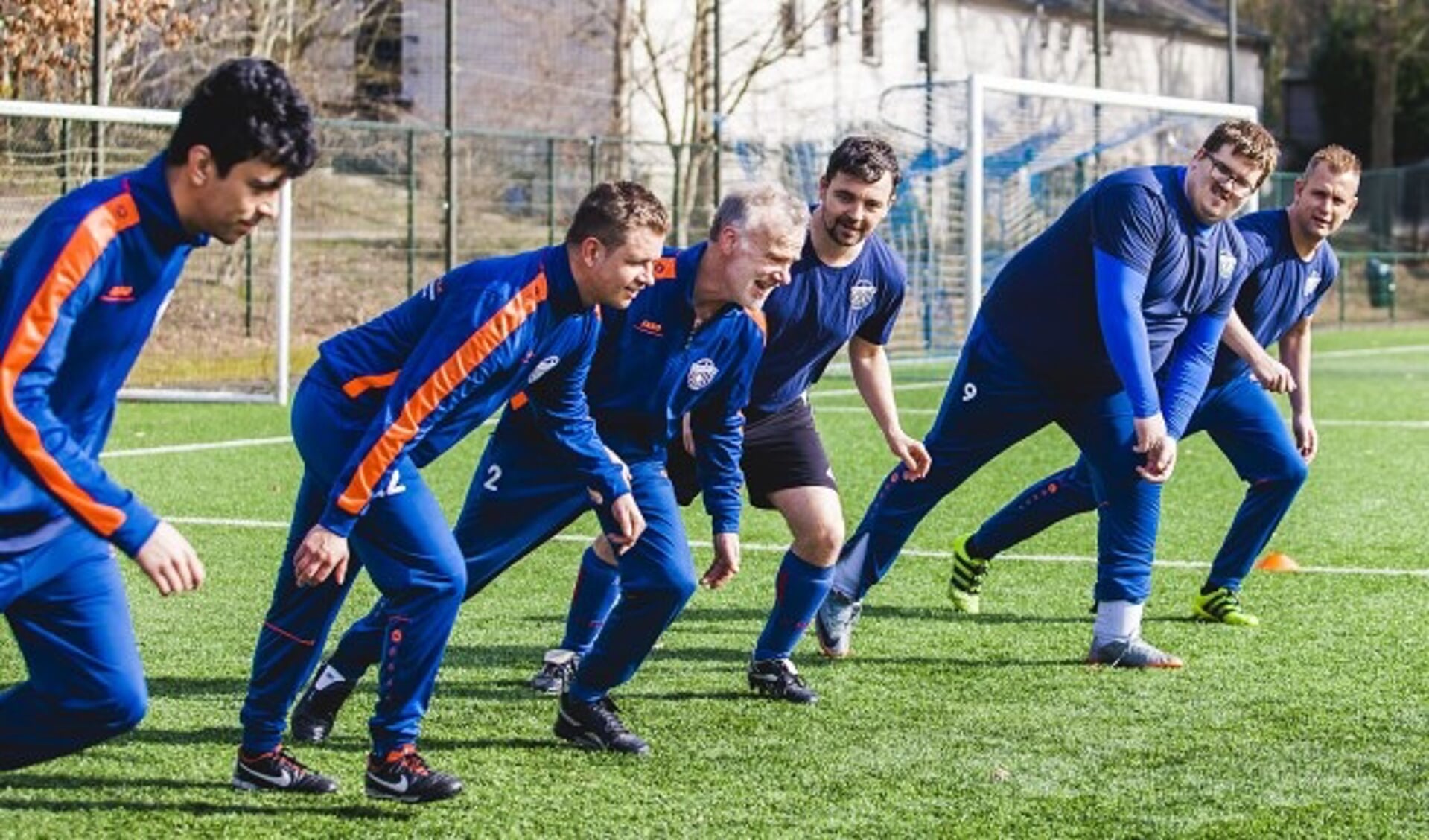 Johan Kamphuys aan het trainen bij De Voetbalwerkplaats (foto: Esther Meijer)