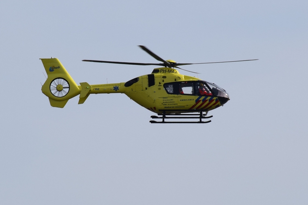 Traumahelicopter werd opgeroepen