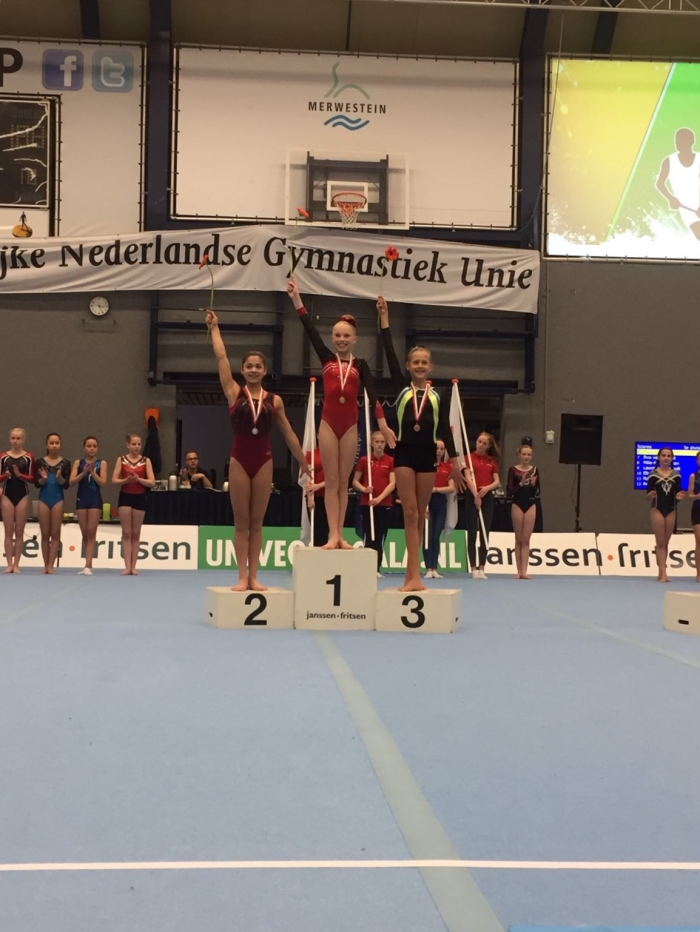 Marlene wint goud