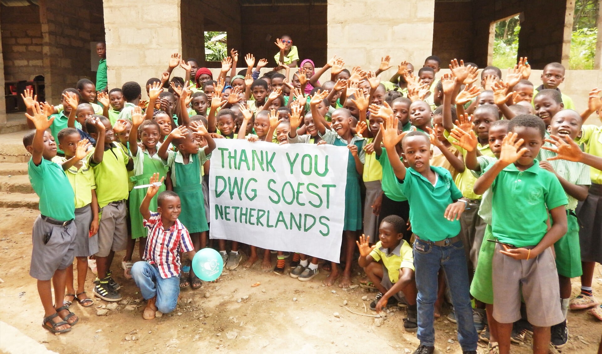 Oprechte dankbetuiging vanuit India waar de Derde Wereldgroep een dorpsschool ondersteunt.