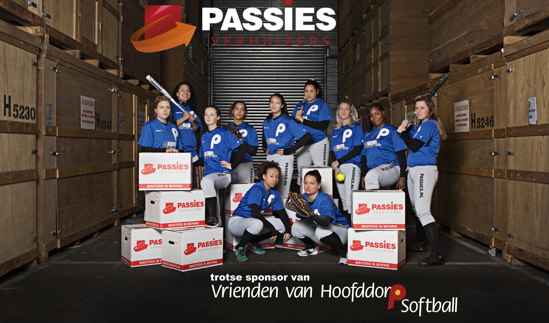 Het team van Passie Verhuizers Pioniers