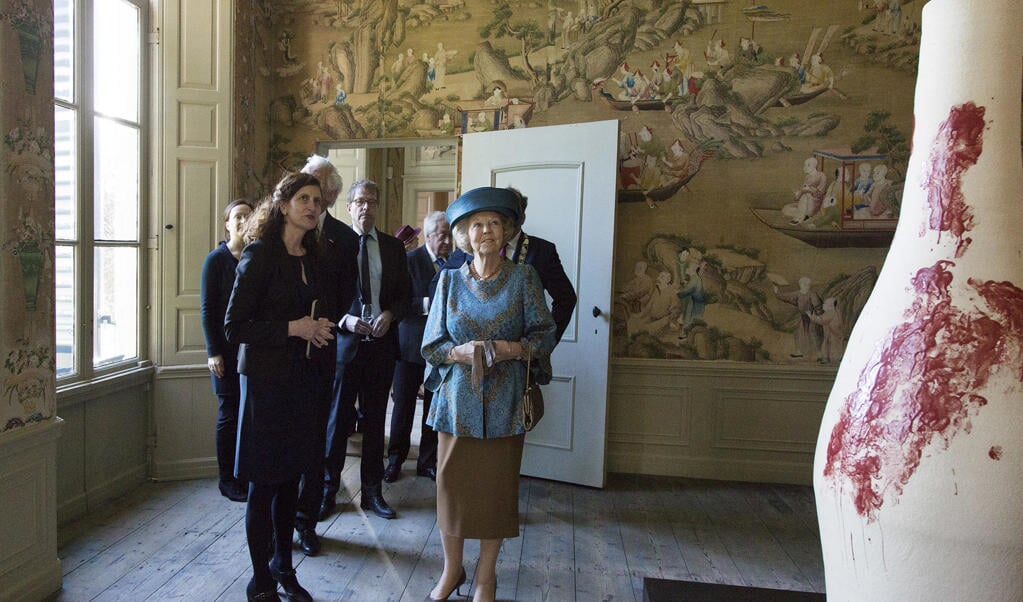 Prinses Beatrix opende het museum Oud Amelisweerd in 2014.