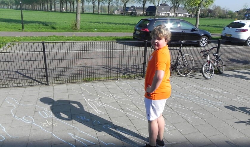 Hé, dat is gek! Mijn schaduw past niet meer in de tekening?
