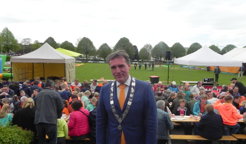 Locoburgemeester Jorrit Eijbersen is trots op de wijze waarop Koningsdag in de gemeente Bunnik gevierd wordt.                             