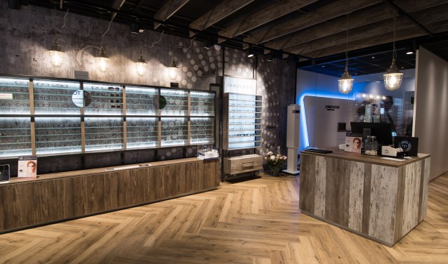 Het interieur van de nieuwe winkel.