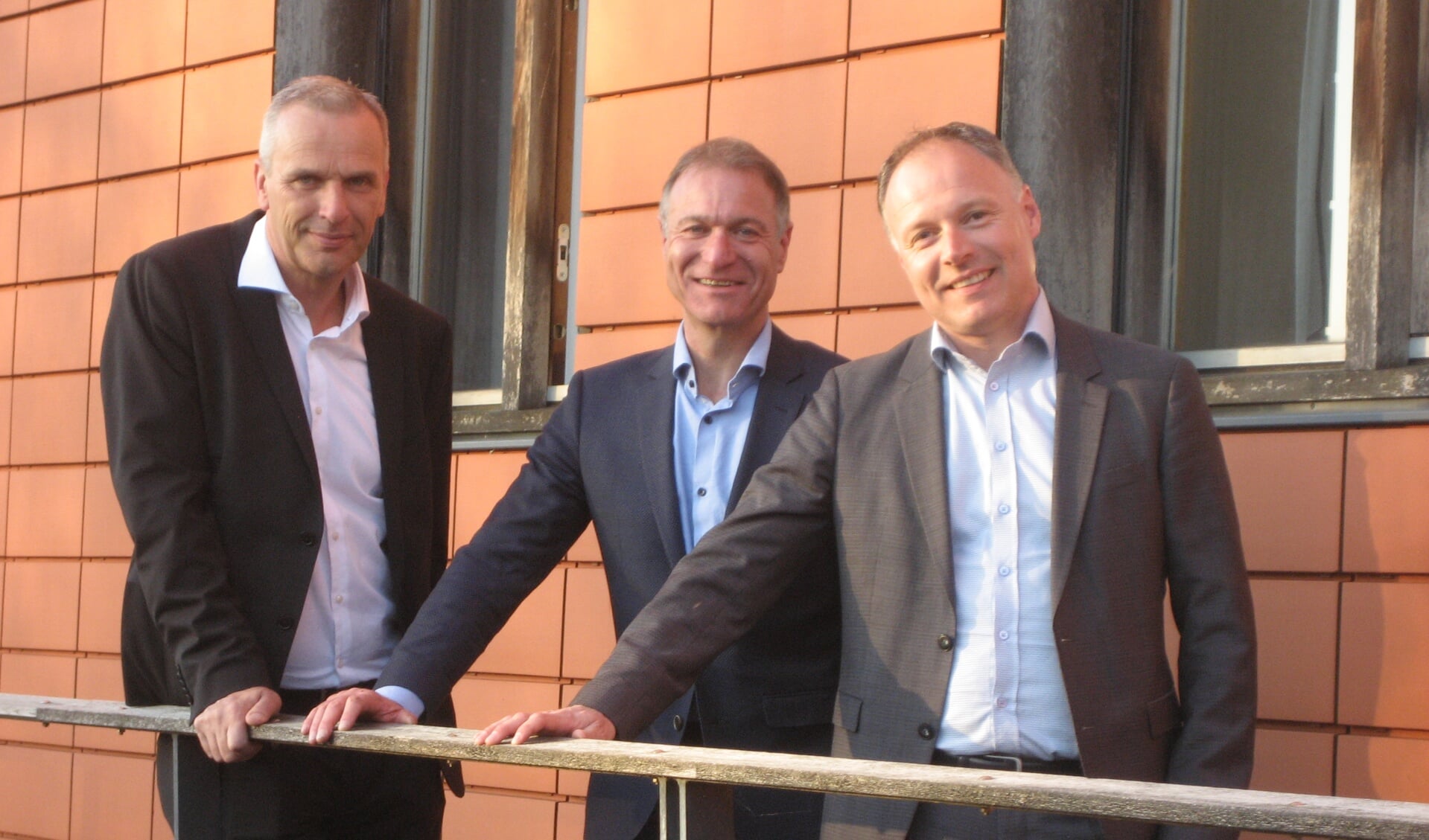 De wethouders die volgende week worden geïnstalleerd: Wim Vos (CDA), Erik van Beurden (GrienLinks-PvdA) en Patrick Kiel (VVD).