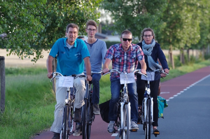 Ontspannen fietsen tijdens de avondfiets4daagse