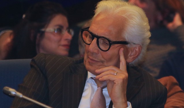 BBA-wethouderskandidaat Ruud Kootker tijdens de installatievergadering van de nieuwe raad eind maart