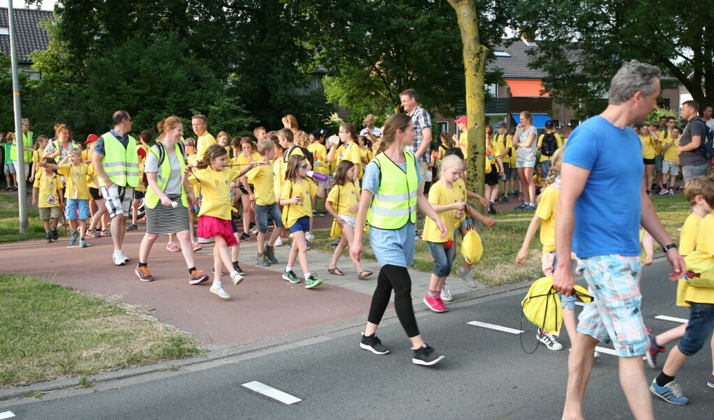 Vorig jaar deden er 700 wandelaars mee aan de Avondvierdaagse Hoevelaken.