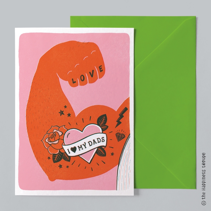 Een van de kaarten van the happiness troupe!