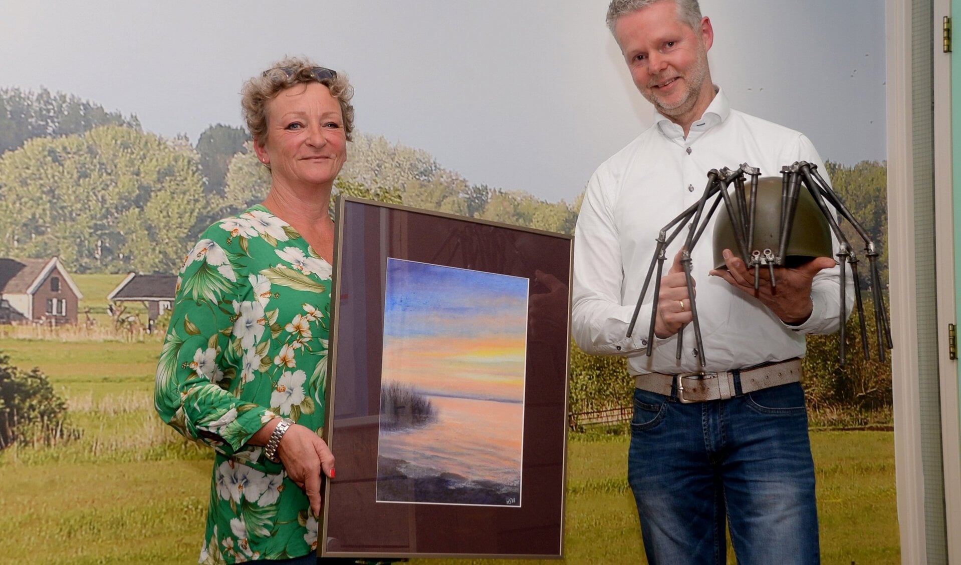 Marianne  Buitelaar en Erik van Engelenhoven.