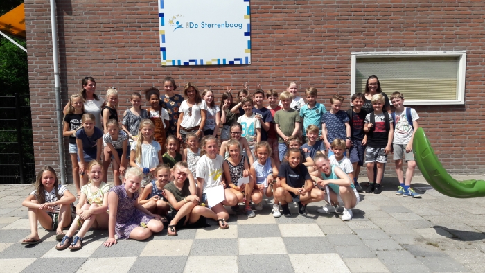 groep 7 met Leontien van Moorsel