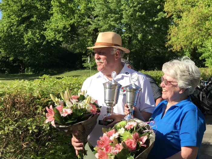 De clubkampioenen Wouda en Ed