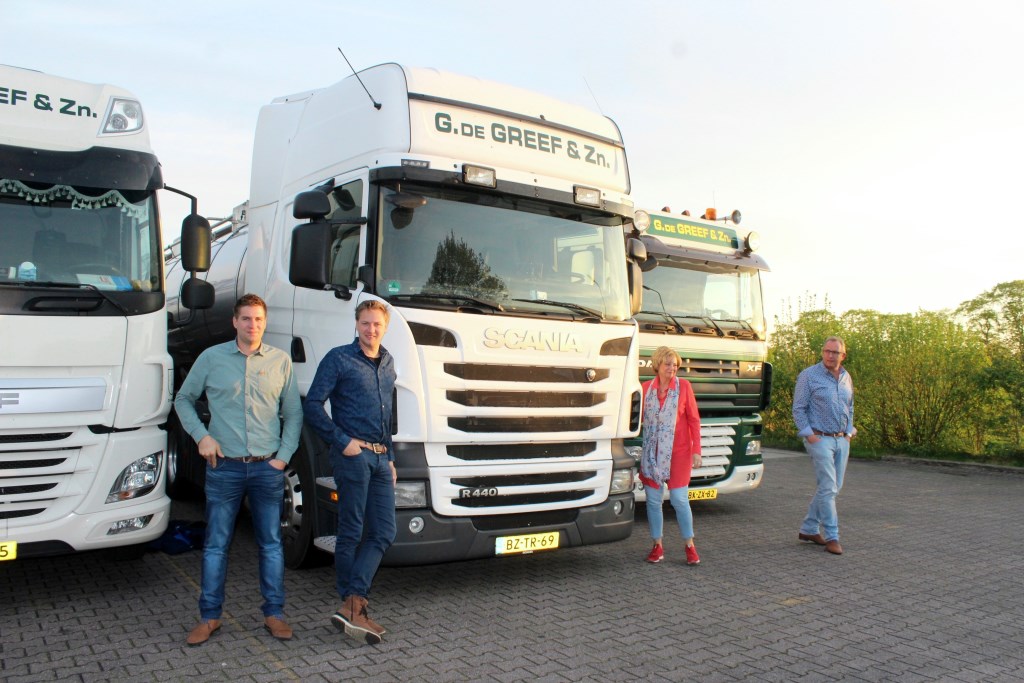 Blij is de familie De Greef met OTT Den Oudentankvervoer uit Alblasserdam als overnamepartij. ,,Een familiebedrijf met ervaring in de branche en een vergelijkbare cultuur als die van ons. Voor de innerlijke rust wel zo prettig.''