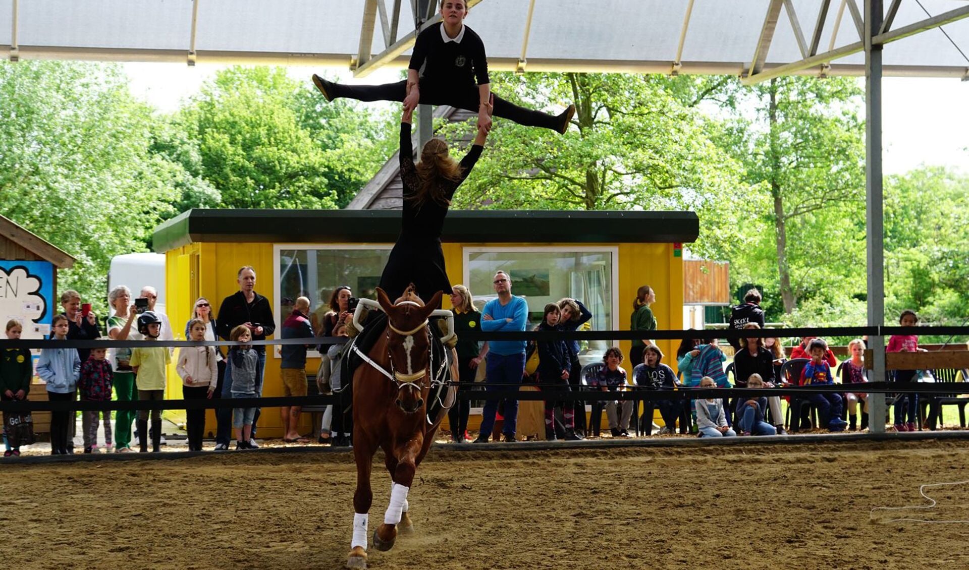 Spectaculaire demonstratie tijdens eerdere open dag Equito.