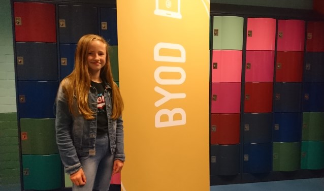Gwen start volgend schooljaar op College de Heemlanden en brengt haar eigen laptop mee