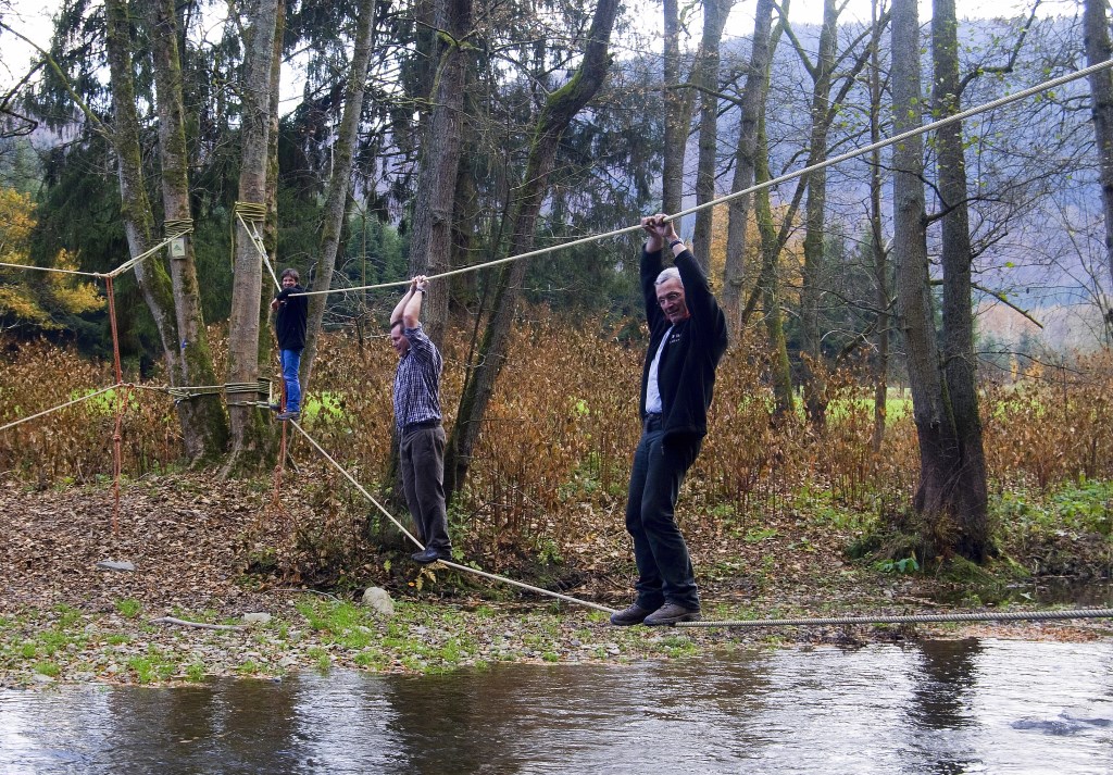 Ook spannende activiteiten gaan de mannen niet uit de weg!