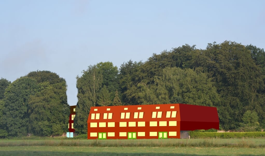 Impressie volgens laatste plannen die bij de gemeente liggen