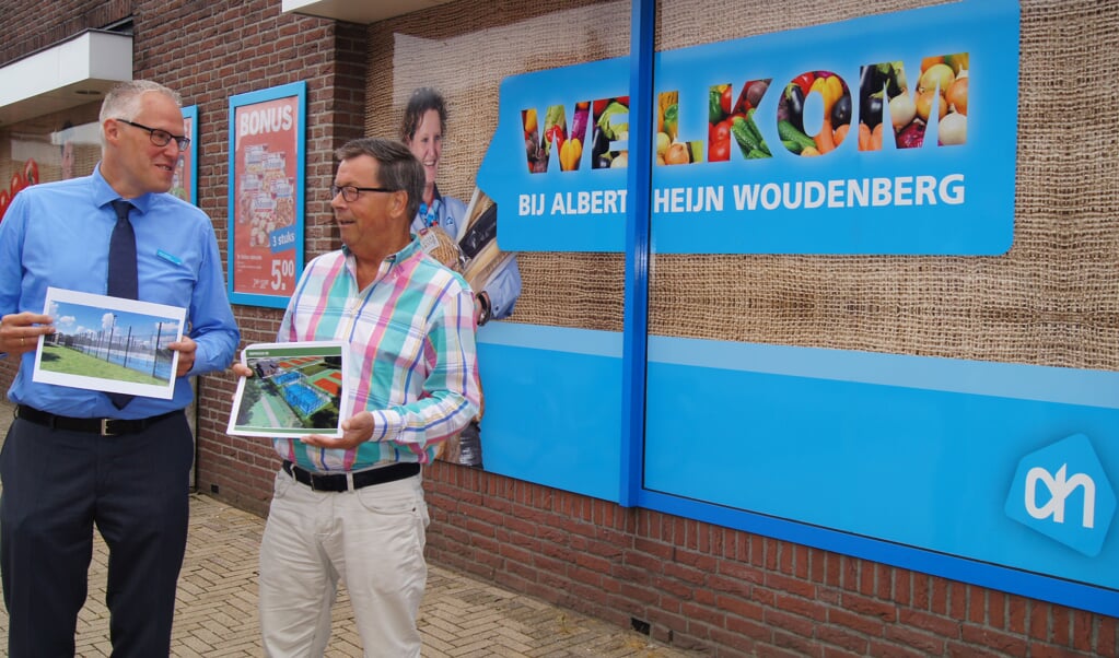 Met hoofdsponsor Albert Heijn Woudenberg kan tennisvereniging 't Schilt een padelbaan aanleggen direct achter haar clubhuis