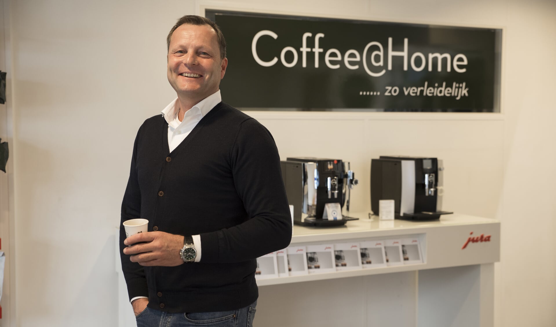 Als het aan Ronny Aarts ligt, zorgt de koffie van Coffee@Home elke dag weer voor een glimlach.