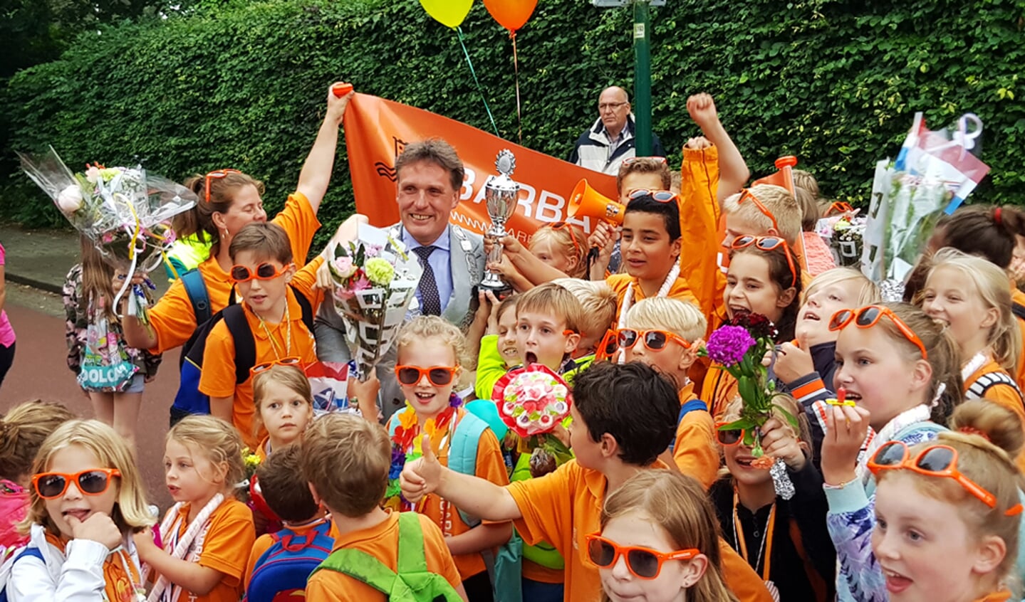 De Barbaraschool werd uitgeroepen tot sportiefste school op de afstand van 10 kilometer.