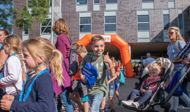 De kinderen hebben er zin in.