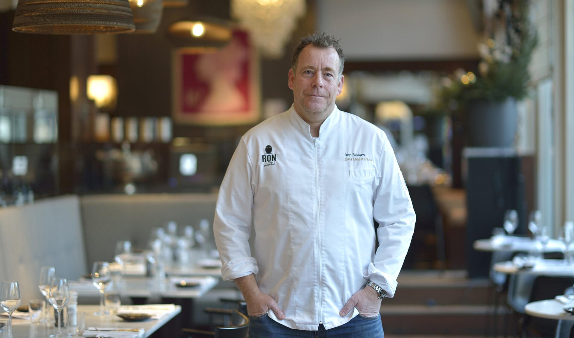 Ron Blaauw is culinair ondernemer en heeft meerdere restaurants, waaronder in Ouderkerk. 