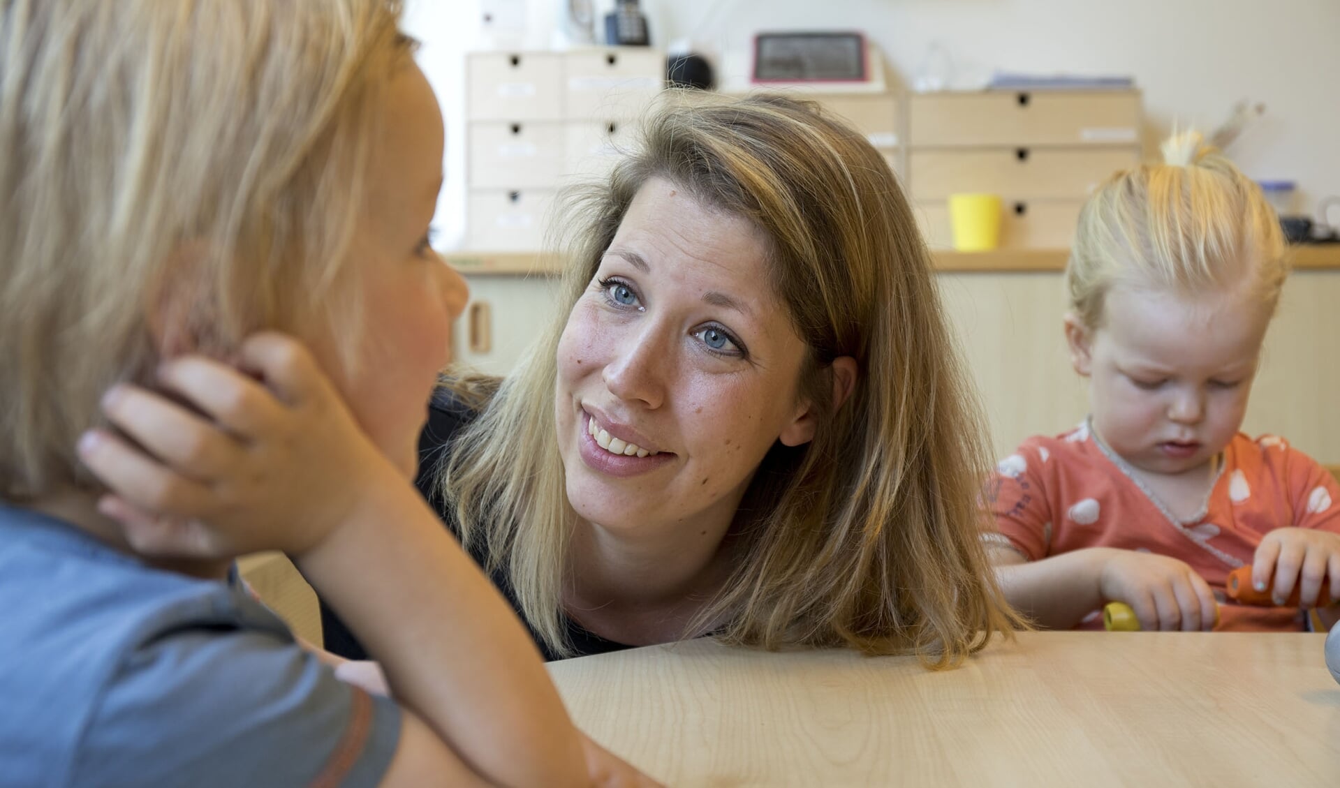 SKDD-pedagoge Vera Copini ziet het als een uitdaging om iets te doen met alle verschillende behoeften van kinderen.