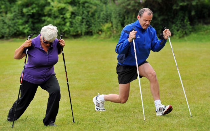 Nordic walking in Beinsdorp