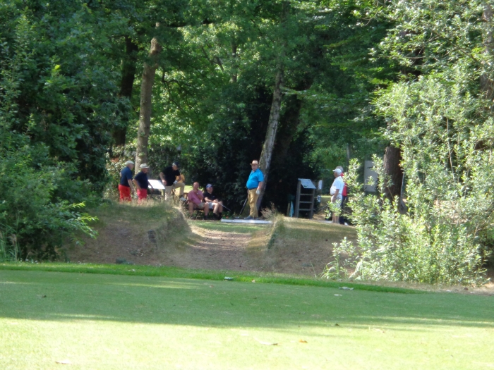 Drukte op hole 6