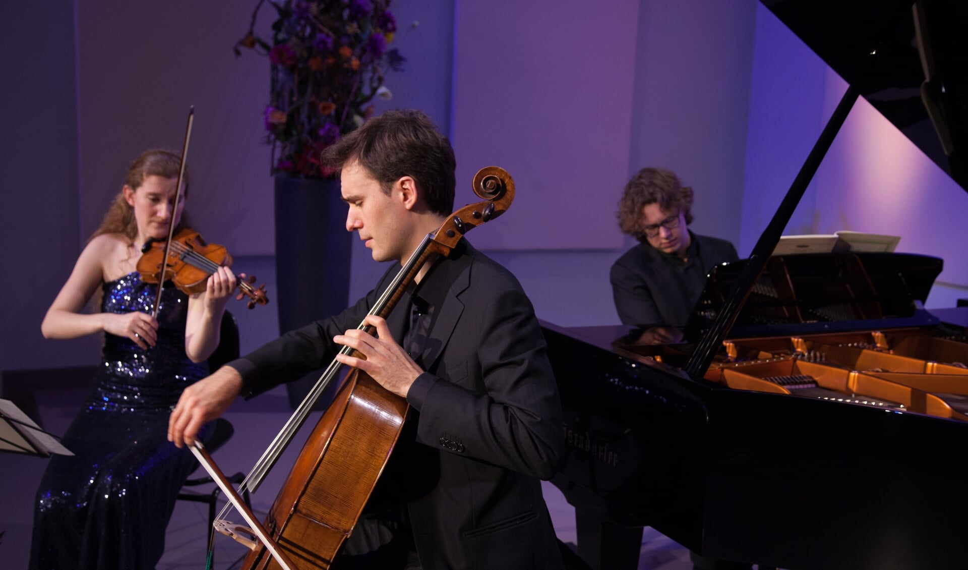 Het Van Baerle Trio speelt op zaterdag 19 januari het 'Pianotrio' van Tristan Keuris.