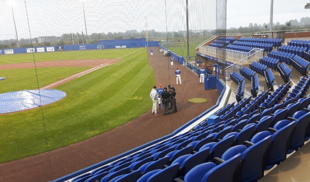 Het honkbalstadion van Hoofddorp.
