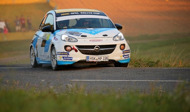Ernst Kranenburg en Wout de Klerk - Opel Adam - ADAC Rallye Deutschland