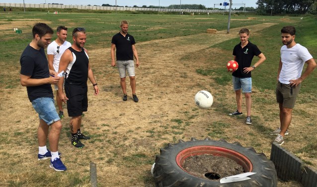 Footgolf aan de De Geerenweg.