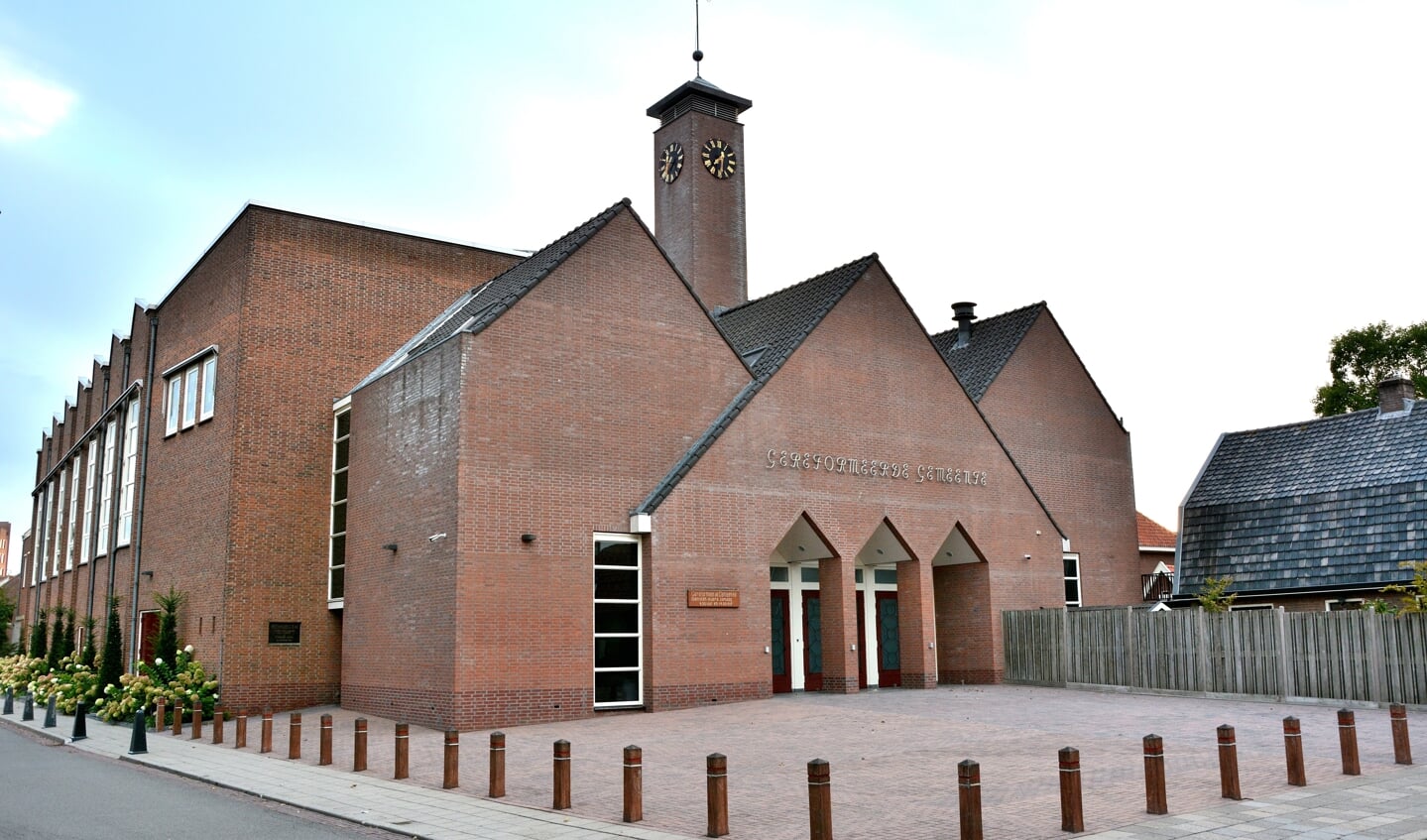 De Rehobothkerk aan de Nairacstraat van de Gereformeerde Gemeente Barneveld-Centrum
