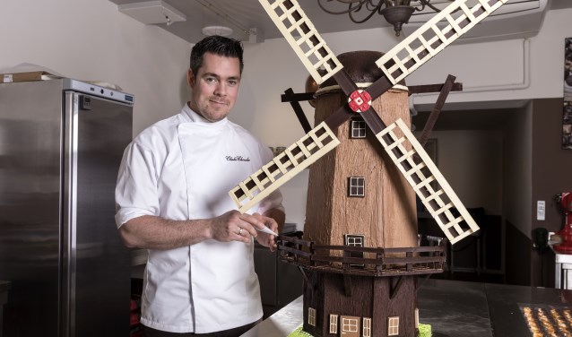 De molen van chocolade is een echte blikvanger.